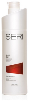 Farcom Professional Seri Moist Core Σαμπουάν 1000ml για Ξηρά, Θαμπά και Ταλαιπωρημένα μαλλιά