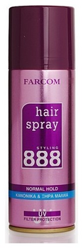 Farcom 888 hair spray normal hold 200ml