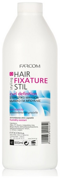 Farcom Hair Fixature Stil Στερεωτικό μαλλιών για μπούκλες 500ml