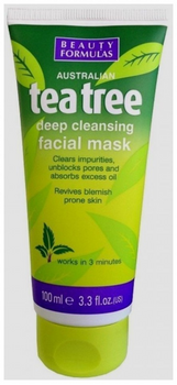 BEAUTY FORMULAS TEA TREE FACIAL MASK ΜΑΣΚΑ ΜΕ ΤΕΪΟΔΕΝΔΡΟ 100ml