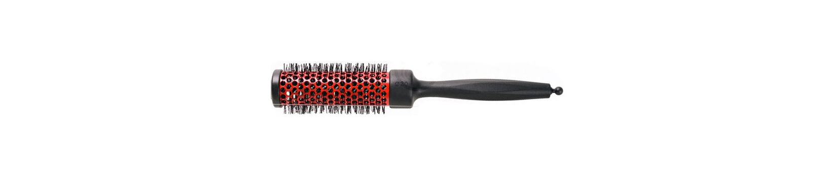 3VE Maestri Carbon 4447T Επαγγελματική Θερμική Βούρτσα Κομμωτηρίου με συνθετική τρίχα