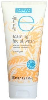 Beauty Formulas Foaming Facial Wash 150ml Αφρίζον καθαριστικό προσώπου με βιταμίνη Ε