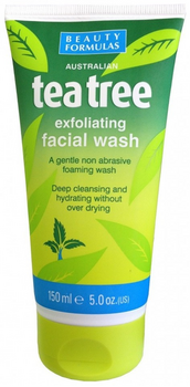 Beauty Formulas καθαριστικό προσώπου 150ml με Tea Tree Oil & σαλικυλικό οξύ - Για όλους τους τύπους επιδερμίδας