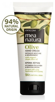 Mea Natura Κρέμα Χεριών με αγνό λάδι ελιάς 100ml