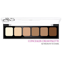 Golden Rose Concealer Cream Palette 02 Medium to Dark - Παλέτα Κονσίλερ σκούρα 12 gr