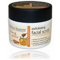 Donna Valente Facial Scrub Κρέμα απολέπισης προσώπου ΜΕΛΙ & ΑΜΥΓΔΑΛΕΛΑΙΟ 210ml