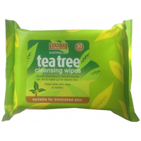 Beauty Formulas Μαντηλάκια ντεμακιγιάζ Tea Tree - ειδικά για δέρματα με σπυράκια