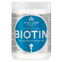 Kallos Biotin Beautifying Hair Mask 1000ml Για Λεπτά και Ταλαιπωρημένα Μαλλιά