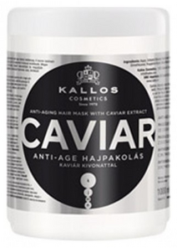 Kallos Caviar Restorative Hair Mask 1000ml Επαγγελματική Mάσκα Mαλλιών Mε Χαβιάρι