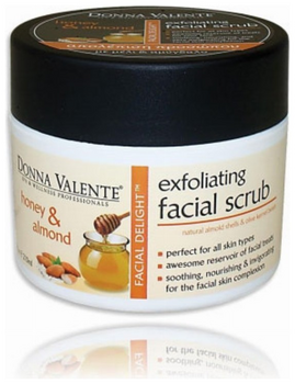 Donna Valente Facial Scrub Κρέμα απολέπισης προσώπου ΜΕΛΙ & ΑΜΥΓΔΑΛΕΛΑΙΟ 210ml