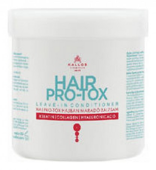 Kallos Hair Pro Tox Leave-In Conditioner Μαλακτική  250ml Με Κερατίνη, Κολλαγόνο & Υαλουρονικό
