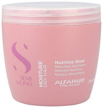 Alfaparf Semi Di Lino Moisture Nutritive Mask 500ml για Ξηρά και Ταλαιπωρημένα μαλλιά