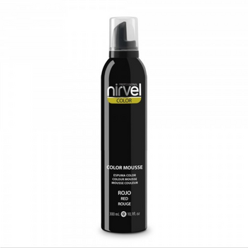 Nirvel Color Mousse 300ml Χρωμοαφρός χρώμα Κόκκινο