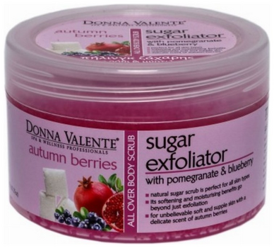 Donna Valente Body Scrub 500gr με Ρόδι & Μύρτιλο
