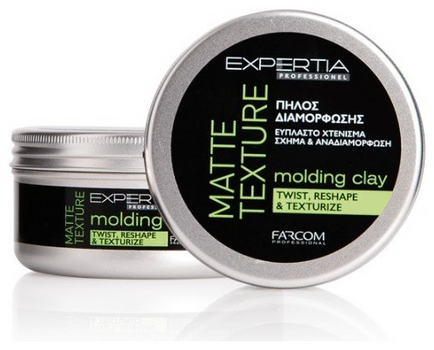 Farcom Expertia Professionel Matte Texture Πηλός Διαμόρφωσης για Ματ αποτέλεσμα 100ml