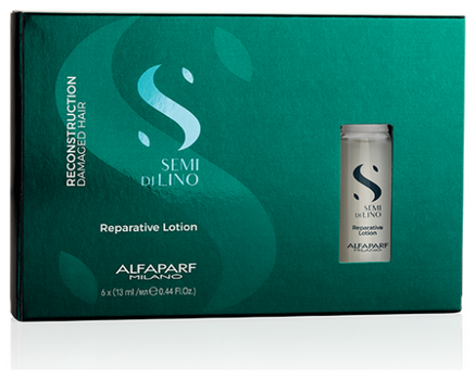 Alfaparf Semi Di Lino Reconstruction Reparative Lotion 6x13ml Αμπούλες Αναδόμησης