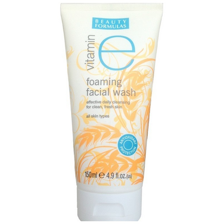 Beauty Formulas Foaming Facial Wash 150ml Αφρίζον καθαριστικό προσώπου με βιταμίνη Ε