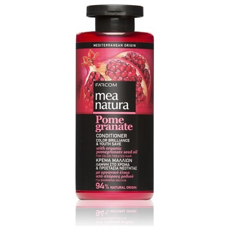 Mea Natura Pomegranate Μαλακτική για Λάμψη στο Χρώμα & Προστασία Νεότητας με Ρόδι 300ml
