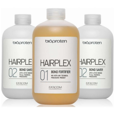 Farcom Professional Bioproten Hairplex Kit 3x525ml (Sufate Free & Parabens Free)