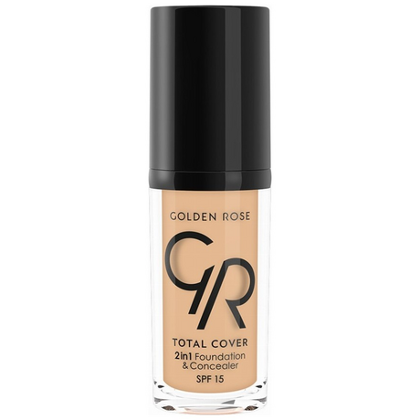 GOLDEN ROSE TOTAL COVER 2in1 Foundation & Concealer No3 30ml