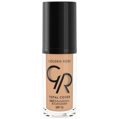 GOLDEN ROSE TOTAL COVER 2in1 Foundation & Concealer No4 30ml