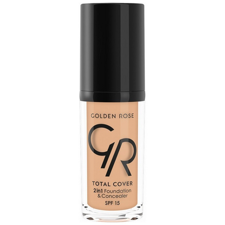 GOLDEN ROSE TOTAL COVER 2in1 Foundation & Concealer No12 30ml