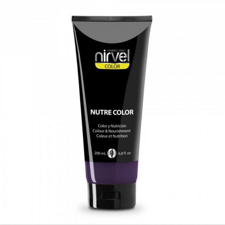 Nirvel Nutre Color Mask 200ml Χρωμομάσκα Χρώμα Μελιτζανί