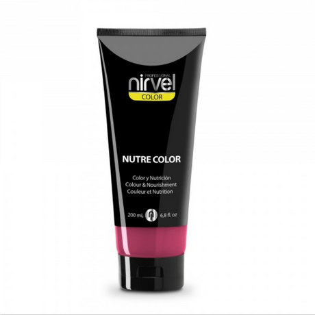 Nirvel Nutre Color Mask 200ml Χρωμομάσκα Χρώμα Φράουλα