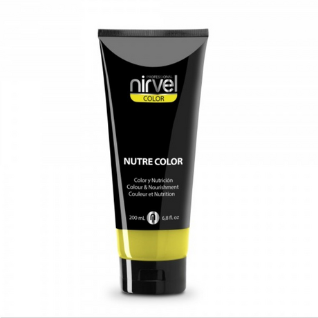 Nirvel Nutre Color Mask 200ml Χρωμομάσκα Χρώμα Λεμόνι