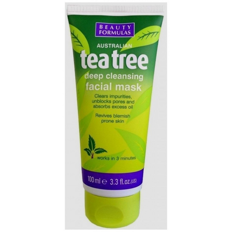 BEAUTY FORMULAS TEA TREE FACIAL MASK ΜΑΣΚΑ ΜΕ ΤΕΪΟΔΕΝΔΡΟ 100ml