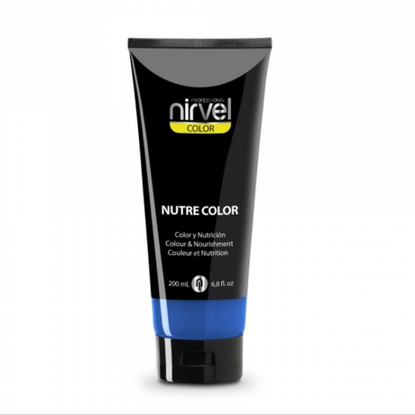 Nirvel Nutre Color Mask 200ml Χρωμομάσκα Χρώμα Μπλε Υβ