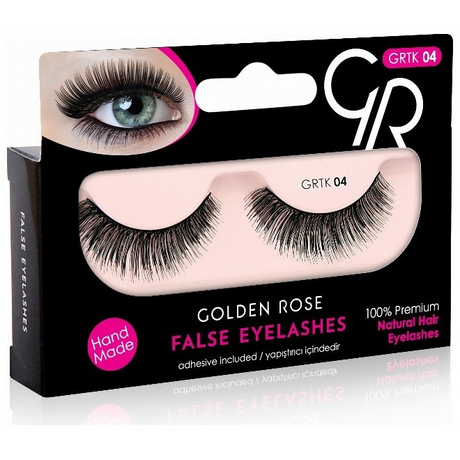 GOLDEN ROSE False Eyelashes & Adhesive ΒΛΕΦΑΡΙΔΕΣ Νο4