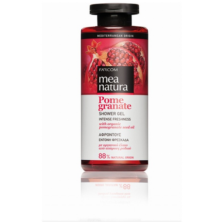 MEA NATURA Pomegranate Shower Gel 300ml Αφροντούς με εκχύλισμα Ροδιού