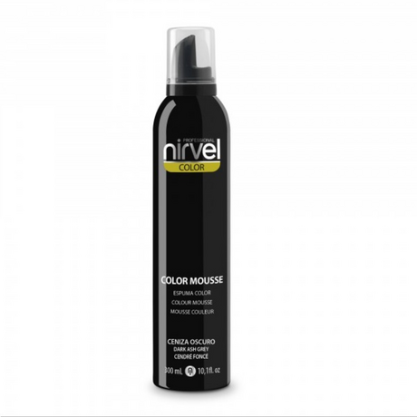 Nirvel Color Mousse 300ml  Χρωμοαφρός Χρώμα Dark Ash Grey Ανθρακί