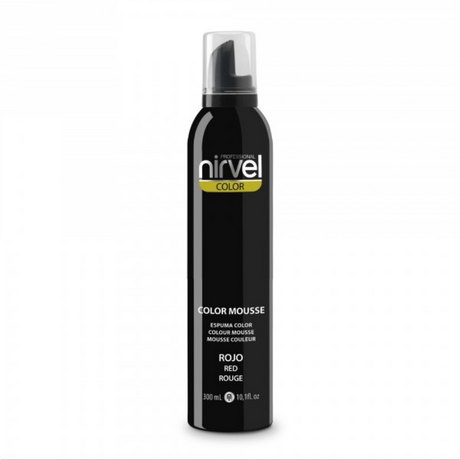 Nirvel Color Mousse 300ml Χρωμοαφρός χρώμα Κόκκινο