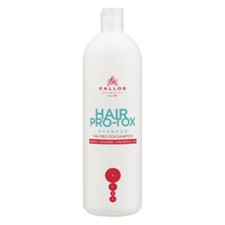 Kallos Hair Pro Tox Shampoo Σαμπουάν 1000ml Με Κερατίνη, Κολλαγόνο & Υαλουρονικό