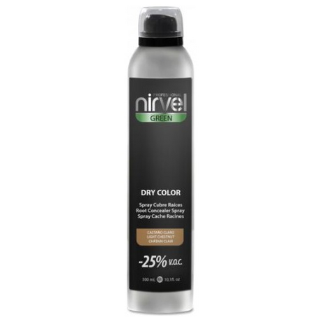 Nirvel Dry Color Black 300ml Ξηρή βαφή σε σπρέυ