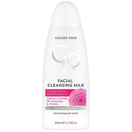 Golden Rose Facial Cleansing Milk - Γαλάκτωμα Καθαρισμού Προσώπου 200ml