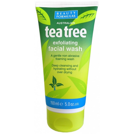 Beauty Formulas καθαριστικό προσώπου 150ml με Tea Tree Oil & σαλικυλικό οξύ - Για όλους τους τύπους επιδερμίδας