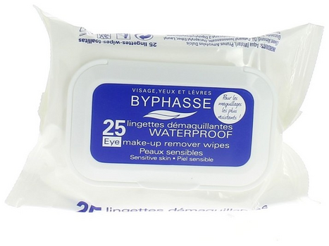 Byphasse Αδιάβροχα μαντηλάκια ντεμακιγιάζ 25 τεμαχίων