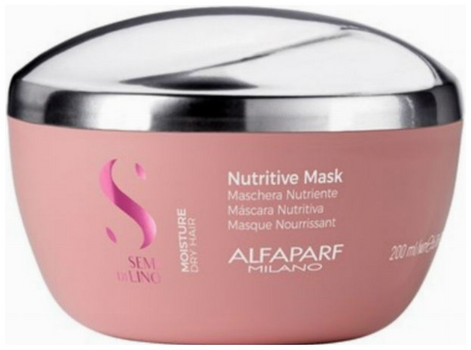 Alfaparf Semi Di Lino Moisture Nutritive Mask 200ml για Ξηρά και Ταλαιπωρημένα Μαλλιά