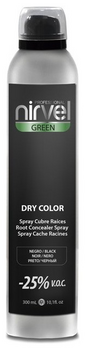 Nirvel Dry Color Black 300ml Ξηρή βαφή σε σπρέυ